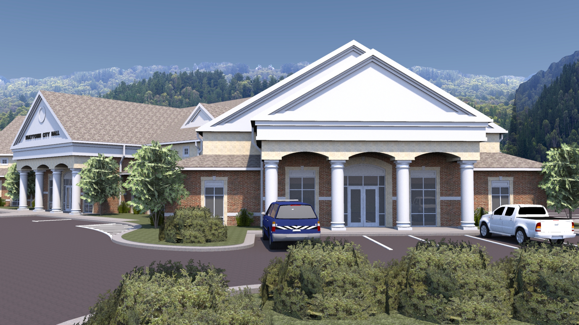 Hueytown City Hall Black Design Architecture